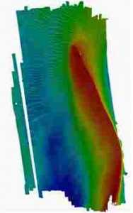 A survey image of the Kish Bank today.  Courtesy of the Irish National Seabed Survey