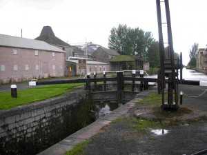 Athy maltings at canalside