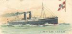 RMS Leinster Postcard
