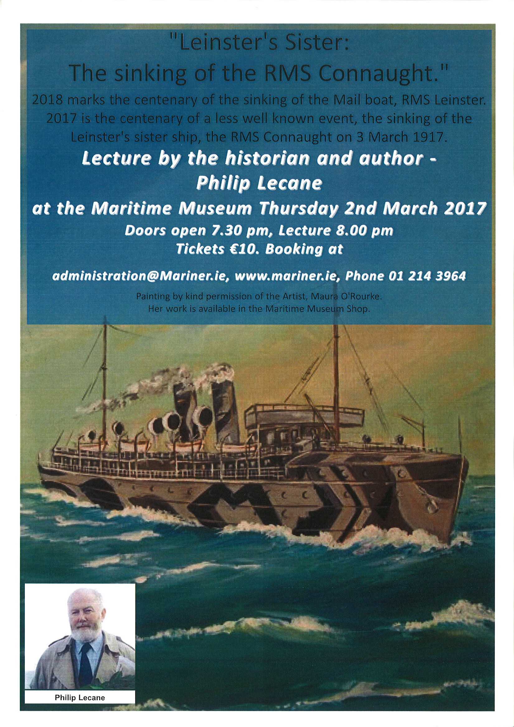 RMS Connaught Lecture Poster